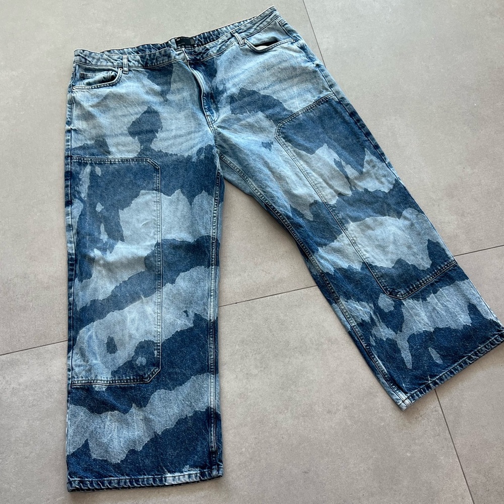 ASOS CURVE TYEDYE JEANS